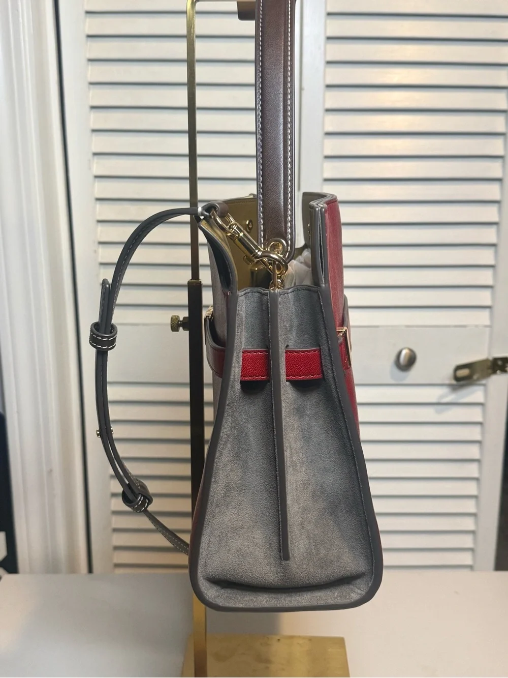 Tory Burch Small Lee RADZIWILL Double Bag in Ruby